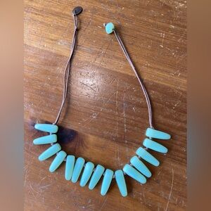 Zad Green Bead Necklace